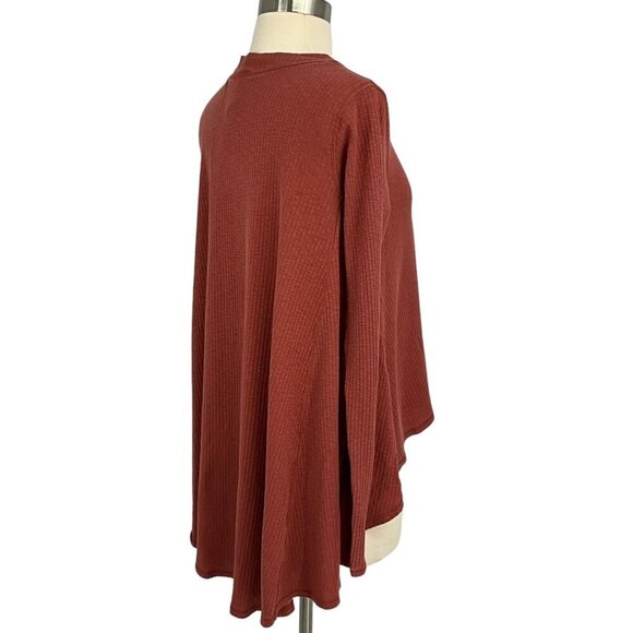 Lululemon Dare to Drape Long Sleeve Top Rustic Clay Size 2XS XXS Thermal Hi Low - Picture 5 of 9